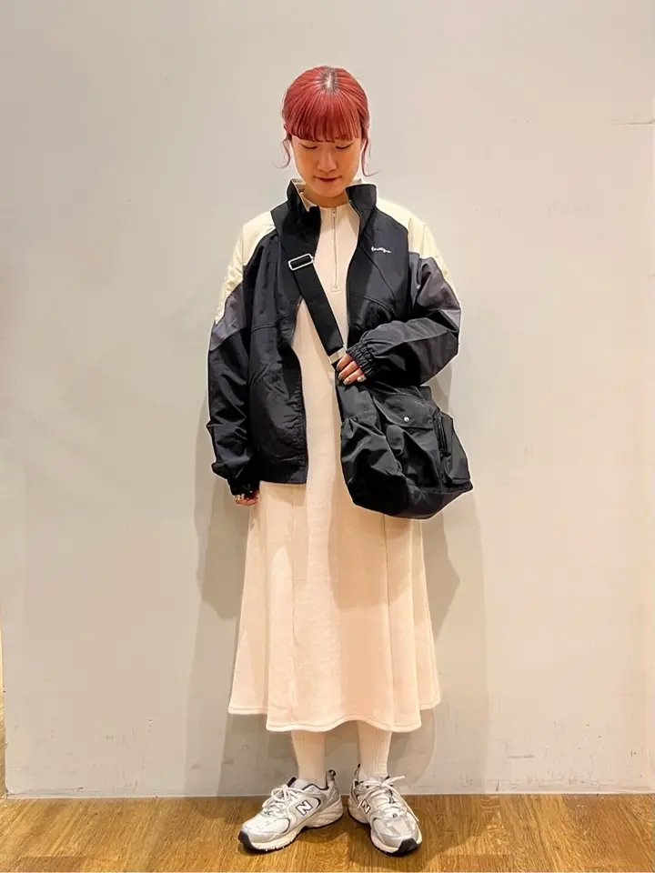 ワッフルフロントファスナーワンピース/CRAFT STANDARD BOUTIQUE