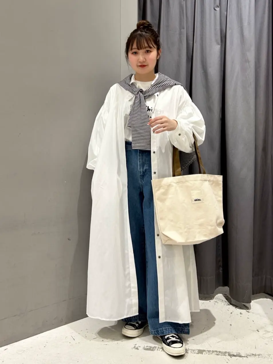 シワ軽減/イージーケアシャツワンピース/CRAFT STANDARD BOUTIQUE