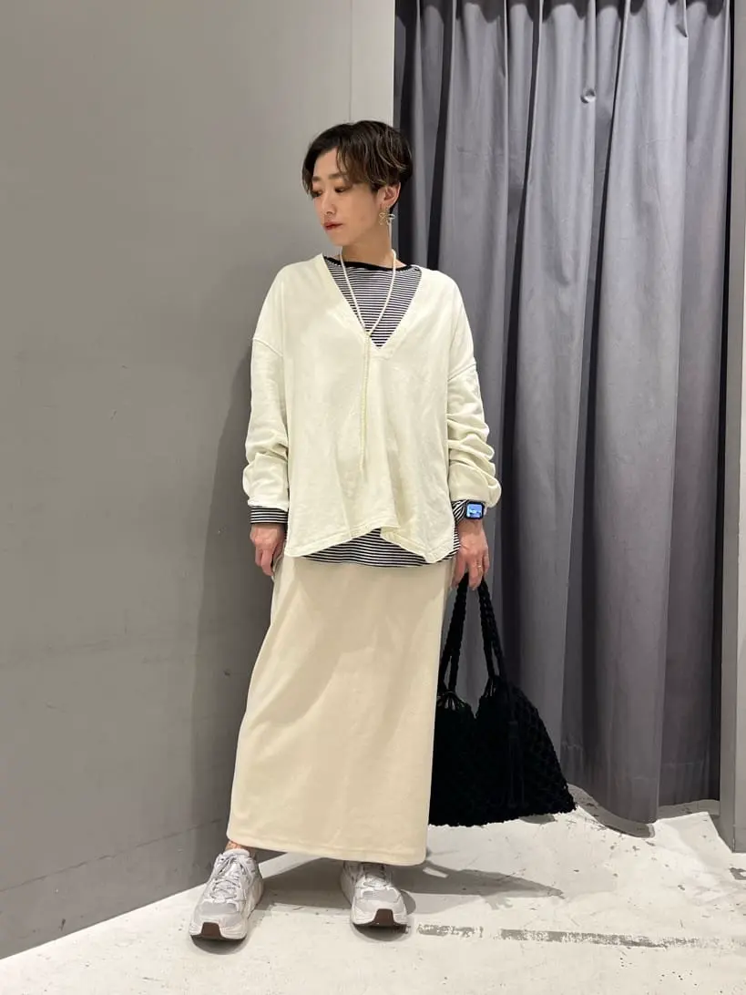 【最終価格】★カデュネ　Vネックプルオーバー TC裏毛Vネックプルオーバー/CRAFT STANDARD BOUTIQUE（クラフト