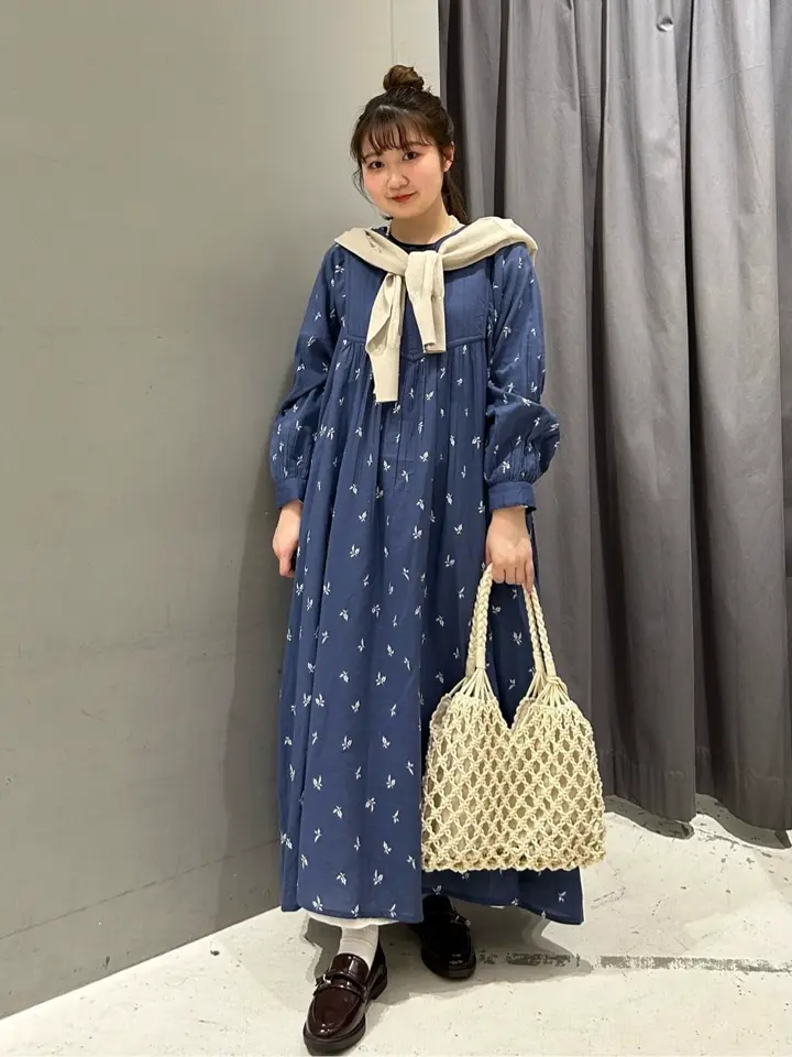 インド綿混キルト切替花柄ワンピース/CRAFT STANDARD BOUTIQUE