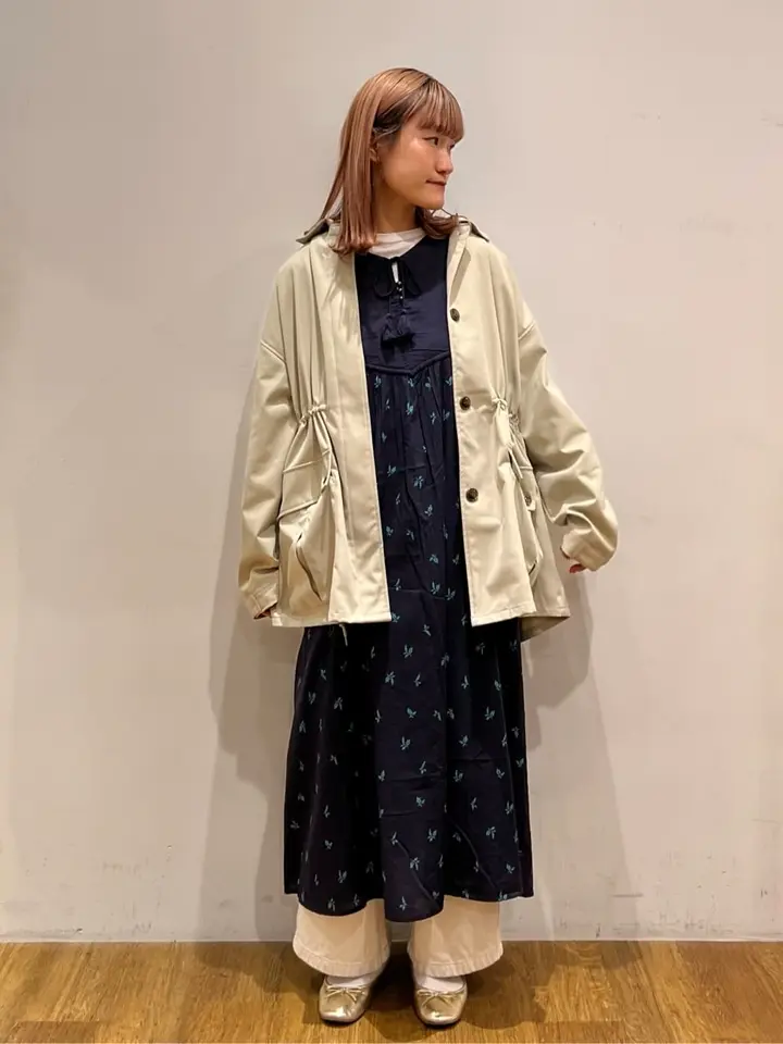 インド綿混キルト切替花柄ワンピース/CRAFT STANDARD BOUTIQUE