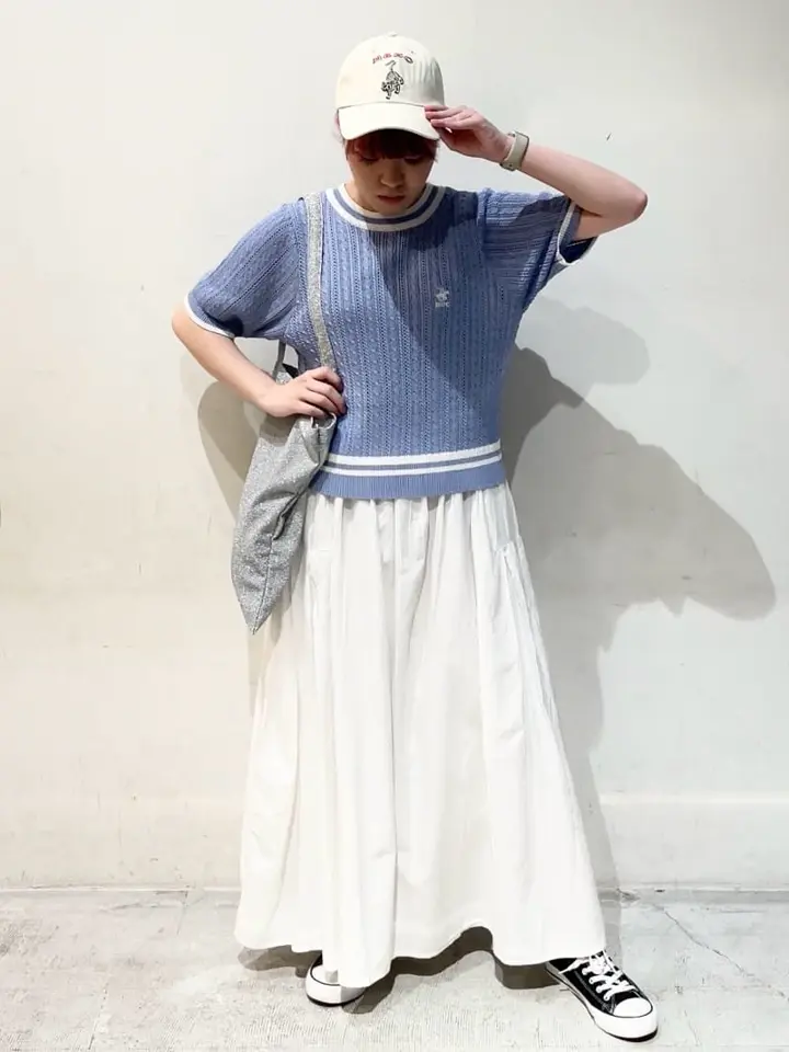 インド綿サイドタック切り替えスカート/CRAFT STANDARD BOUTIQUE