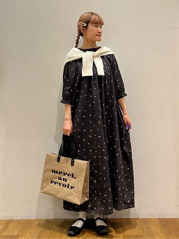 インド綿2WAYボイルギャザーネックワンピース/CRAFT STANDARD BOUTIQUE