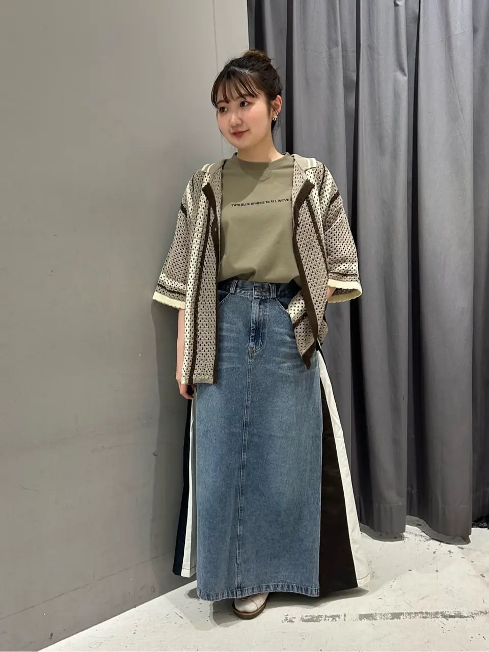 デニム切替異素材スカート/CRAFT STANDARD BOUTIQUE（クラフト
