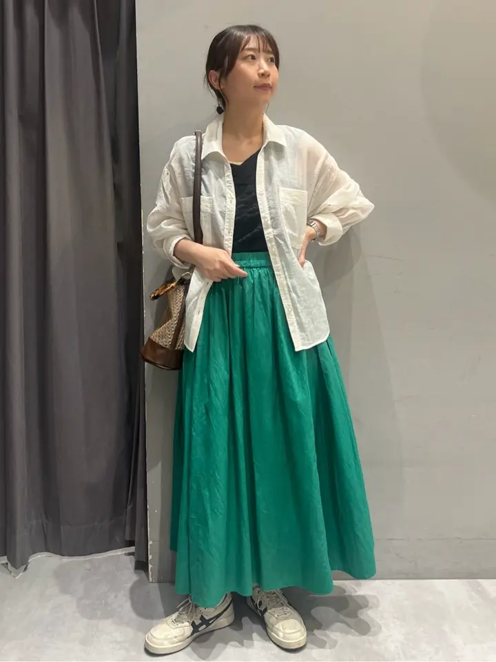 インド綿サイドタック切り替えスカート/CRAFT STANDARD BOUTIQUE