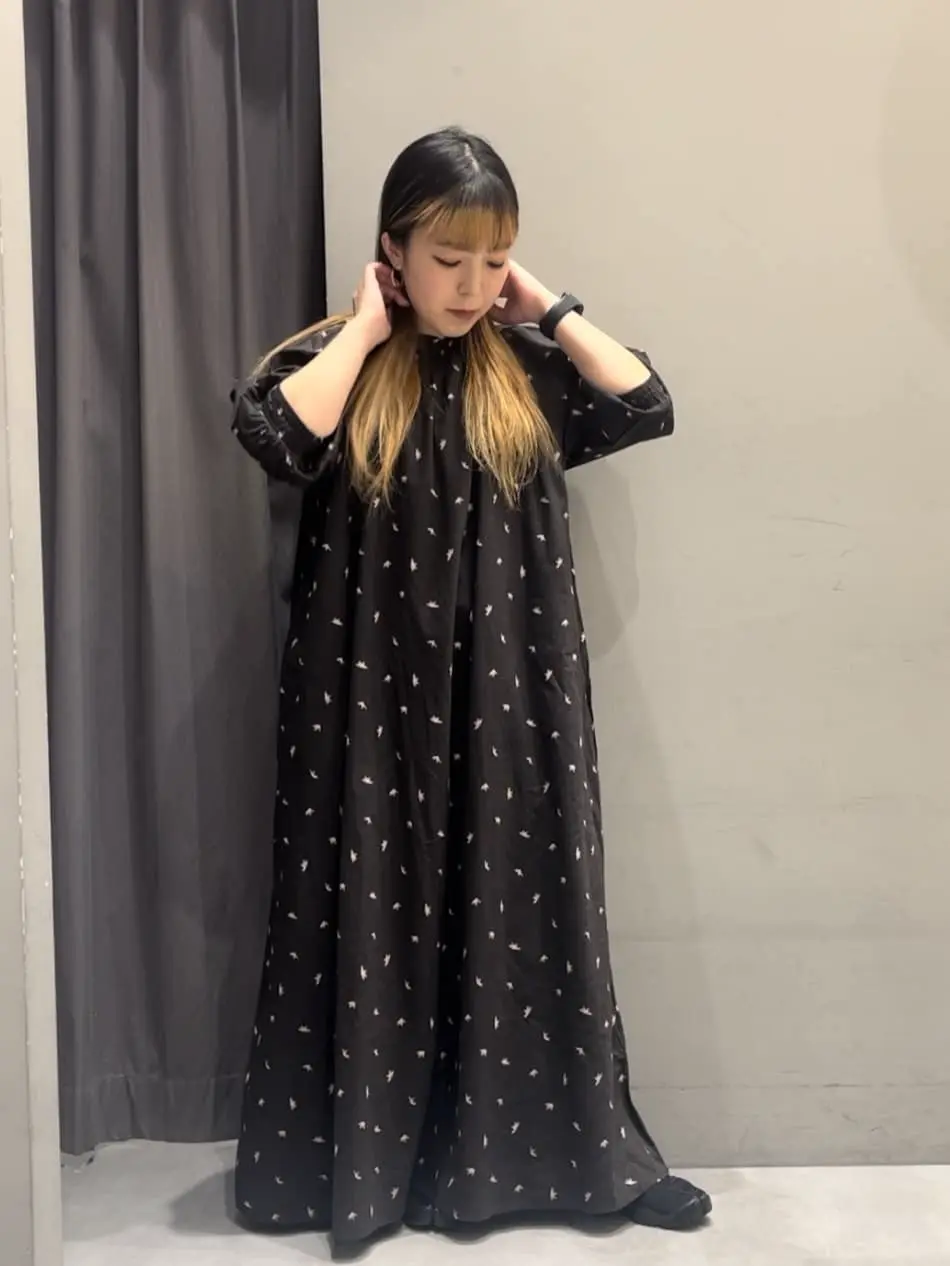 インド綿2WAYボイルギャザーネックワンピース/CRAFT STANDARD BOUTIQUE