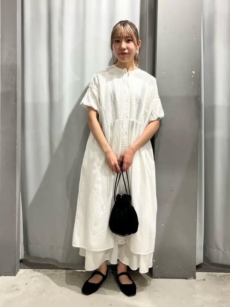 インド綿クロッシェレースピンタックワンピース/CRAFT STANDARD