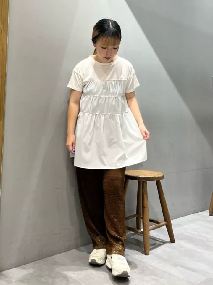 接触冷感/UVカット ティアードプルオーバー/CRAFT STANDARD BOUTIQUE