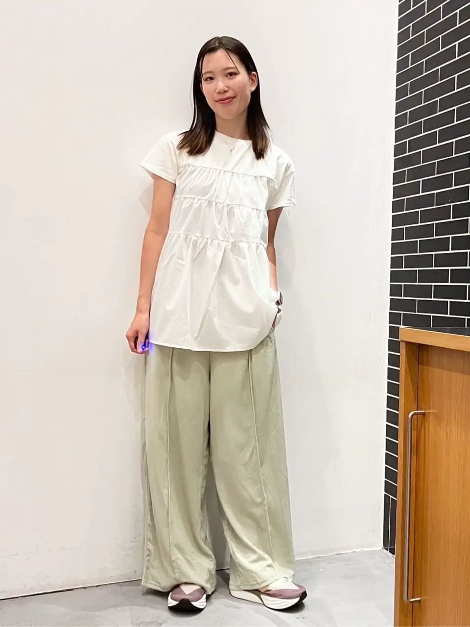 接触冷感/UVカット ティアードプルオーバー/CRAFT STANDARD BOUTIQUE