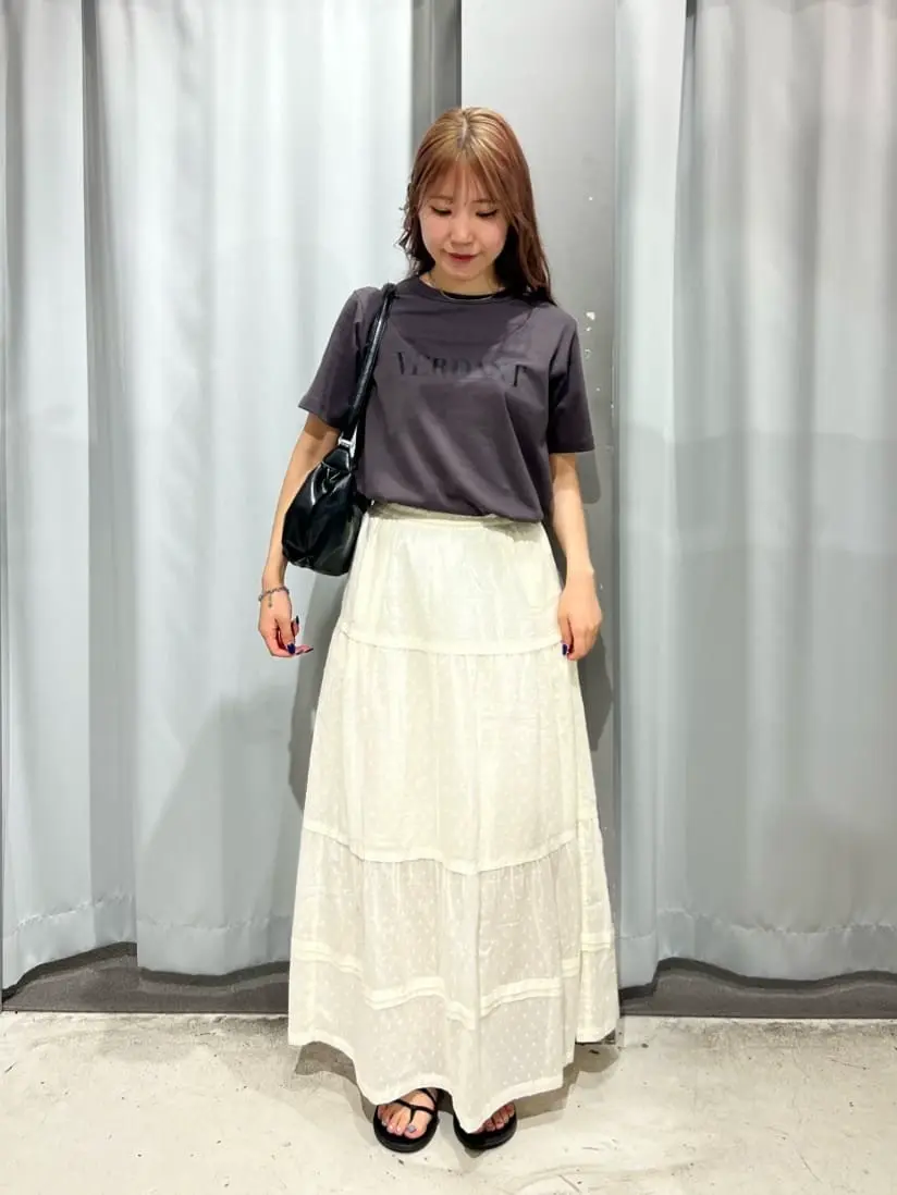 インド綿ドット刺繍スカート/CRAFT STANDARD BOUTIQUE(クラフト インド綿ドット刺繍スカート/CRAFT STANDARD BOUTIQUE(クラフト