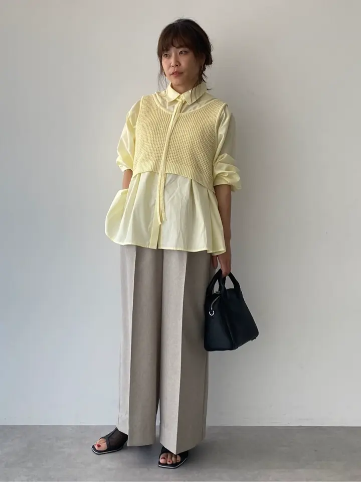 ワッフル編みニットベスト/CRAFT STANDARD BOUTIQUE（クラフト