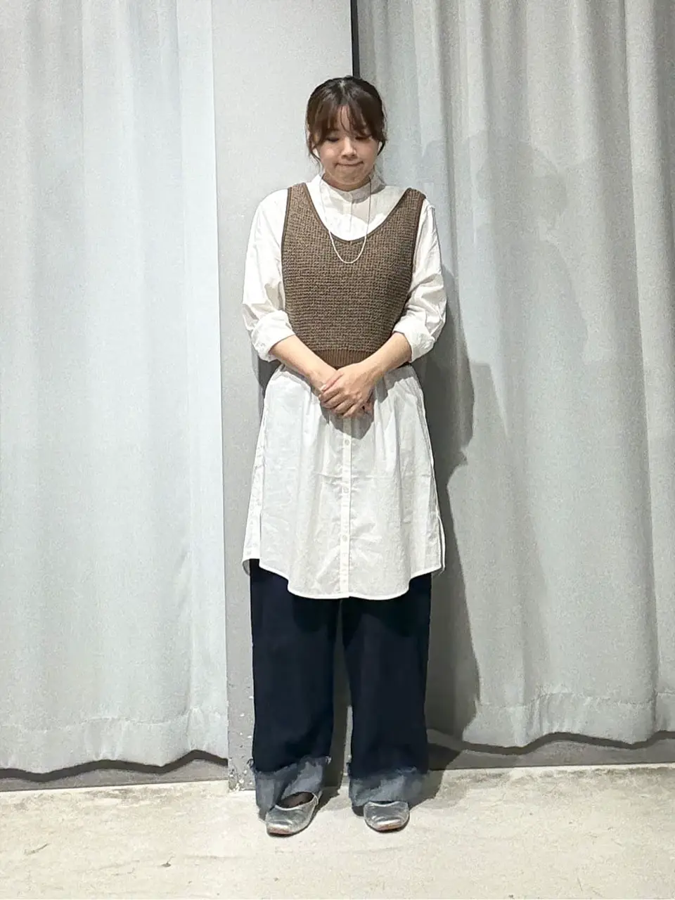 ≪USED≫バンドカラーロングシャツチュニック/CRAFT STANDARD BOUTIQUE