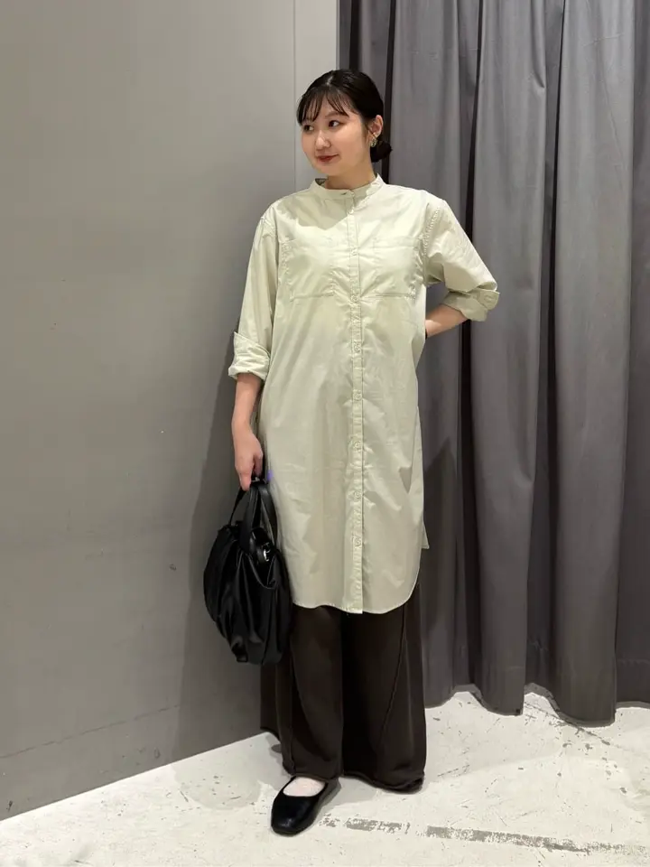 バンドカラーロングシャツチュニック/CRAFT STANDARD BOUTIQUE