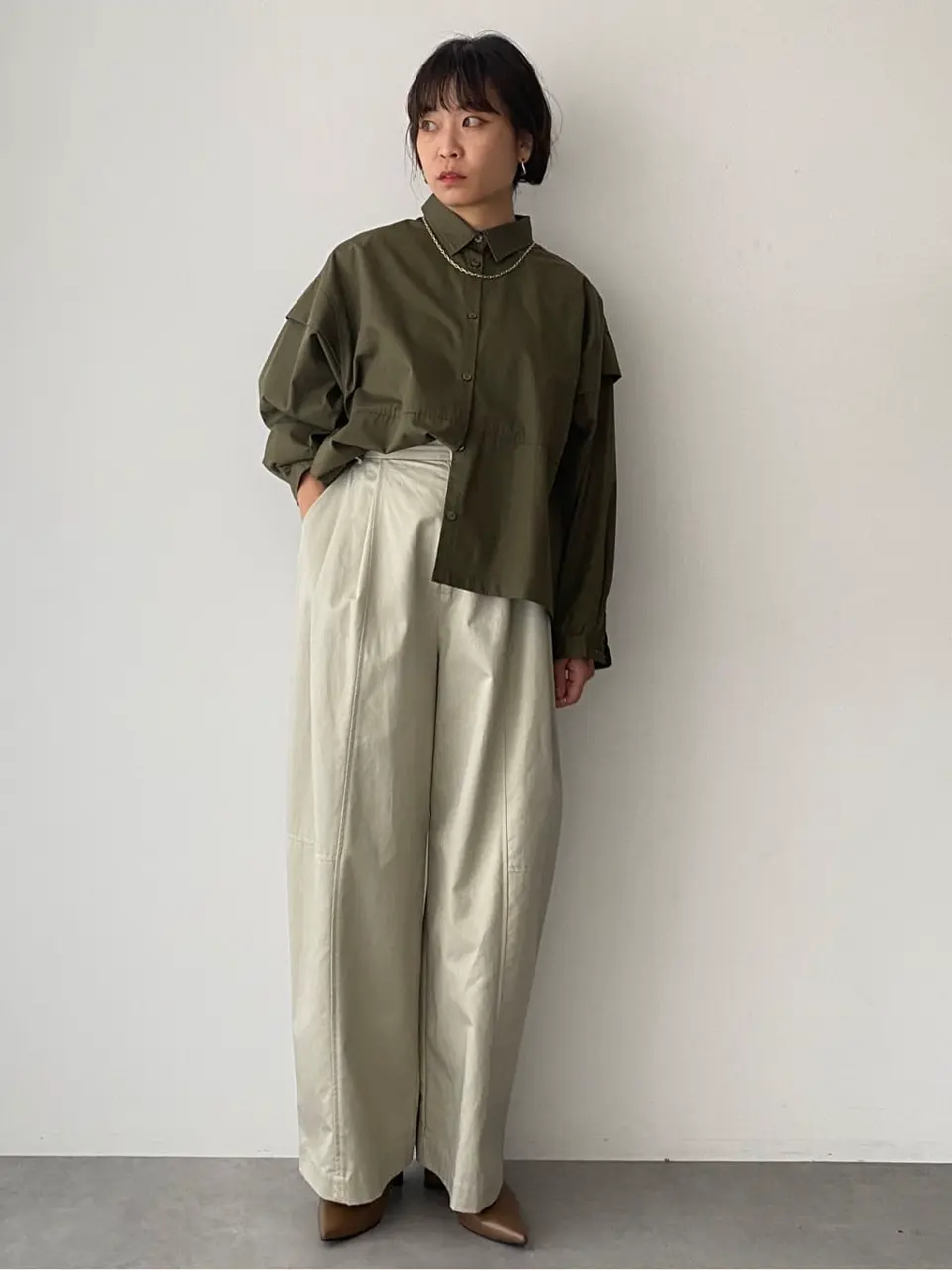 パネルデザインワイドシャツ/CRAFT STANDARD BOUTIQUE（クラフト
