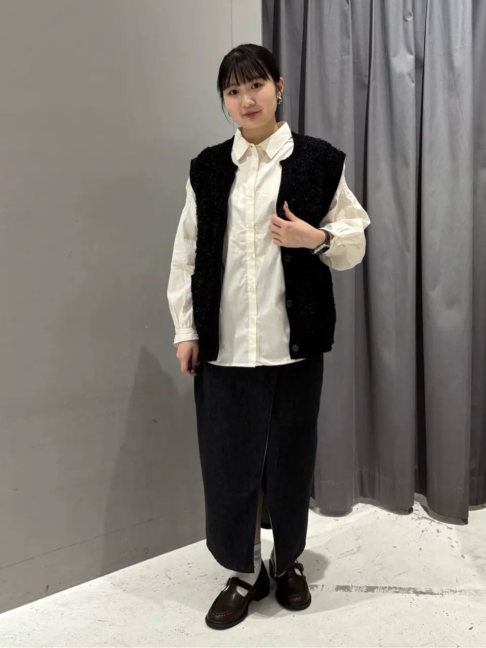 ツイード編みニットベスト/CRAFT STANDARD BOUTIQUE（クラフト