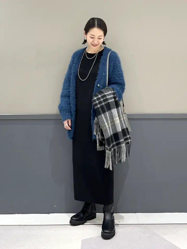 ウールチェック柄ストール/YECCA VECCA（イェッカ ヴェッカ）の