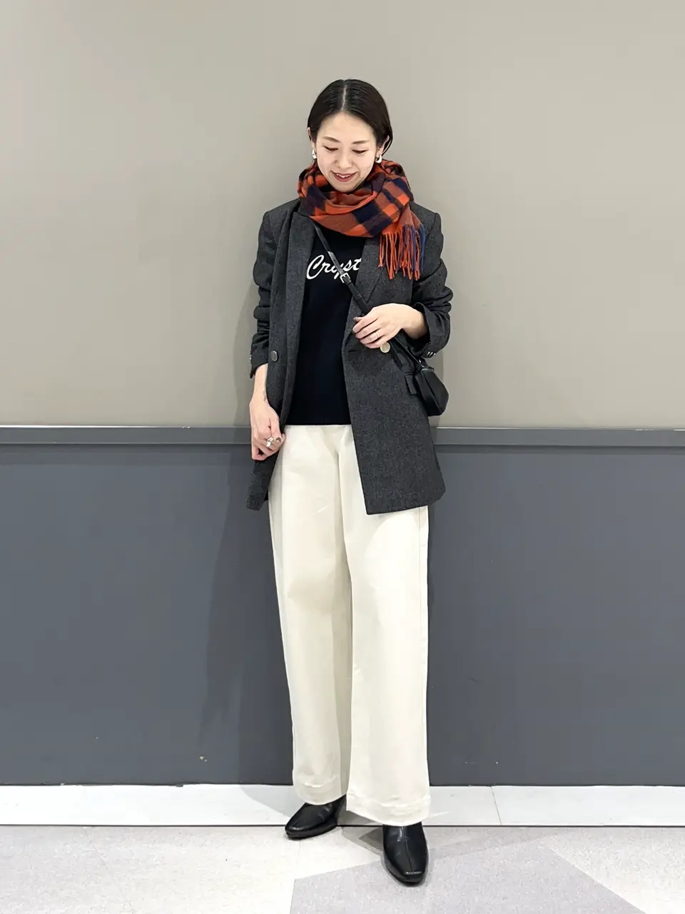 新品タグ付★ YECCA VECCA ツイードテーラードジャケット ヘリンボーン 新品タグ付☆ YECCA VECCA ツイードテーラードジャケット ヘリンボーン