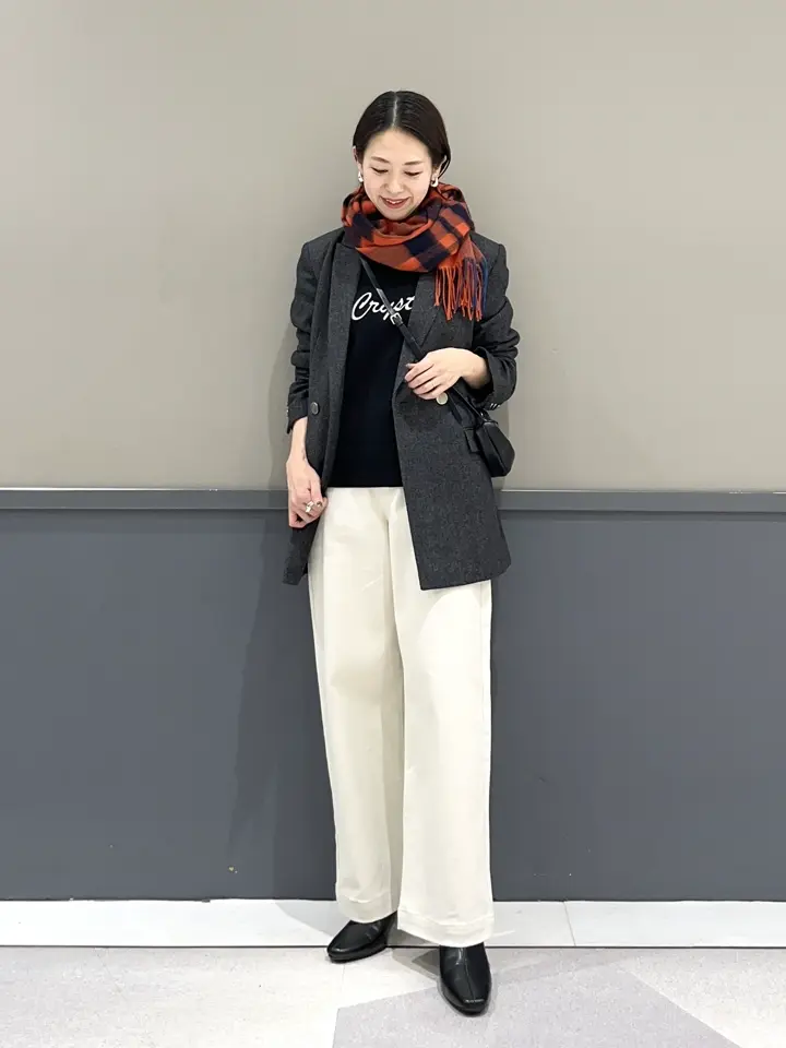 新品タグ付★ YECCA VECCA ツイードテーラードジャケット ヘリンボーン YECCA VECCA｜【尾崎紗代子×YECCA VECCA】ツイードテーラード