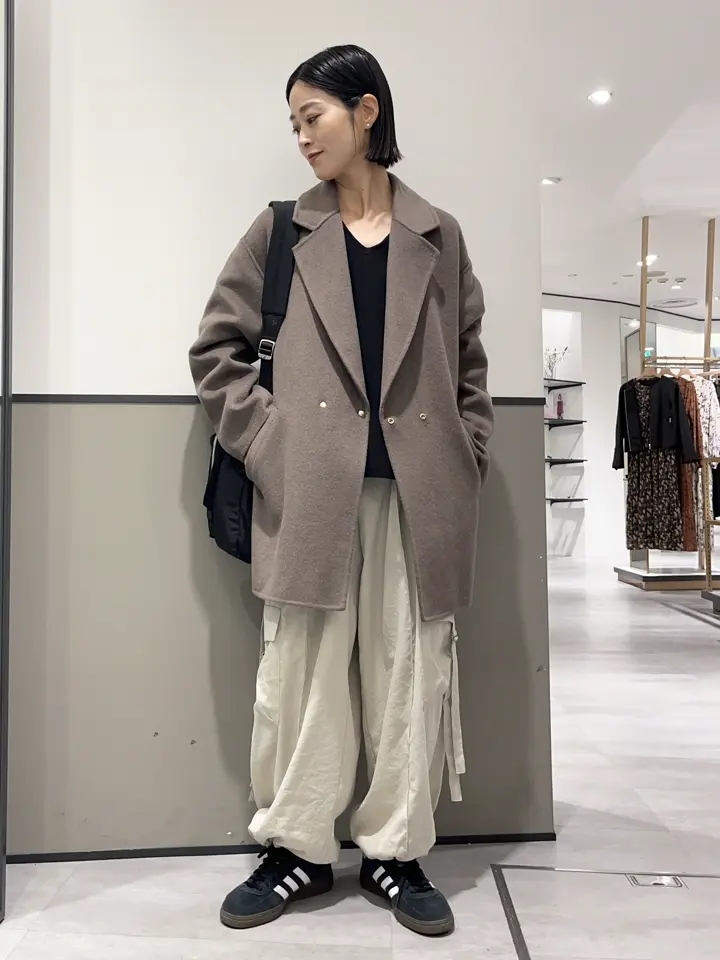 ウールMIXリバーミドル丈コート/YECCA VECCA（イェッカ ヴェッカ）の