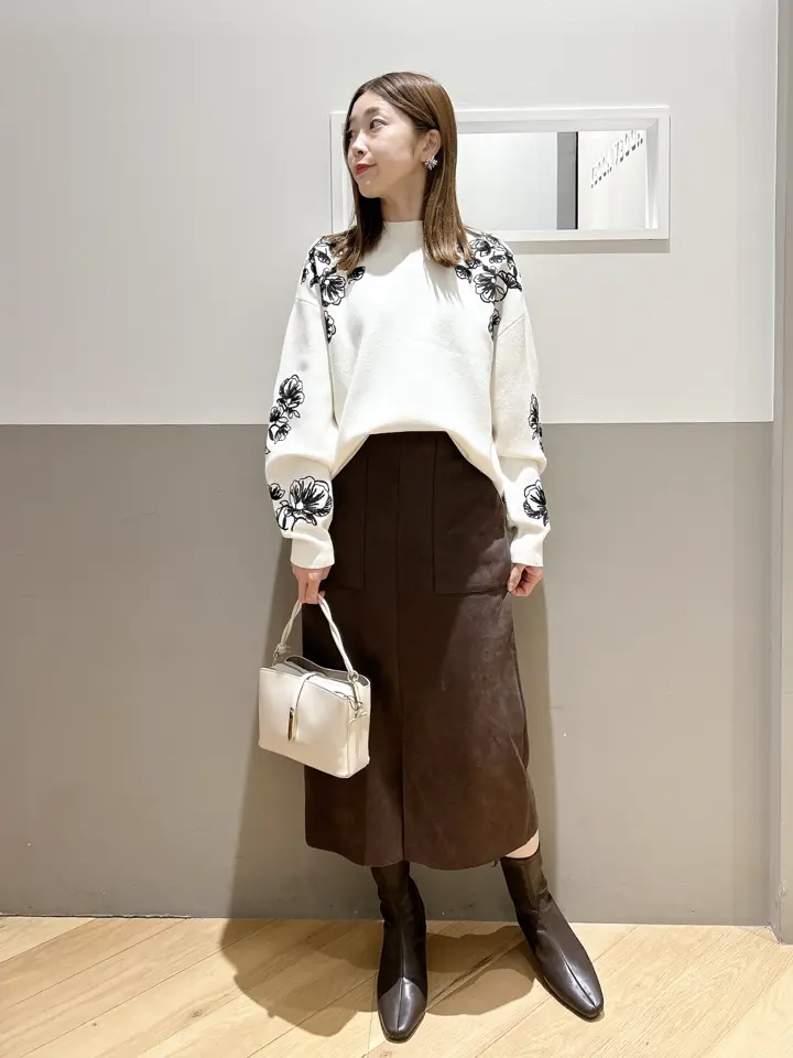 フラワー刺繍ニット/YECCA VECCA（イェッカ ヴェッカ）のニット