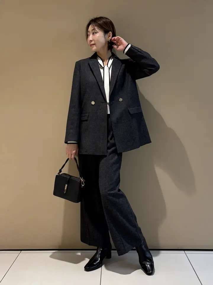 尾崎紗代子×YECCA VECCA】ツイードテーラードジャケット/YECCA VECCA