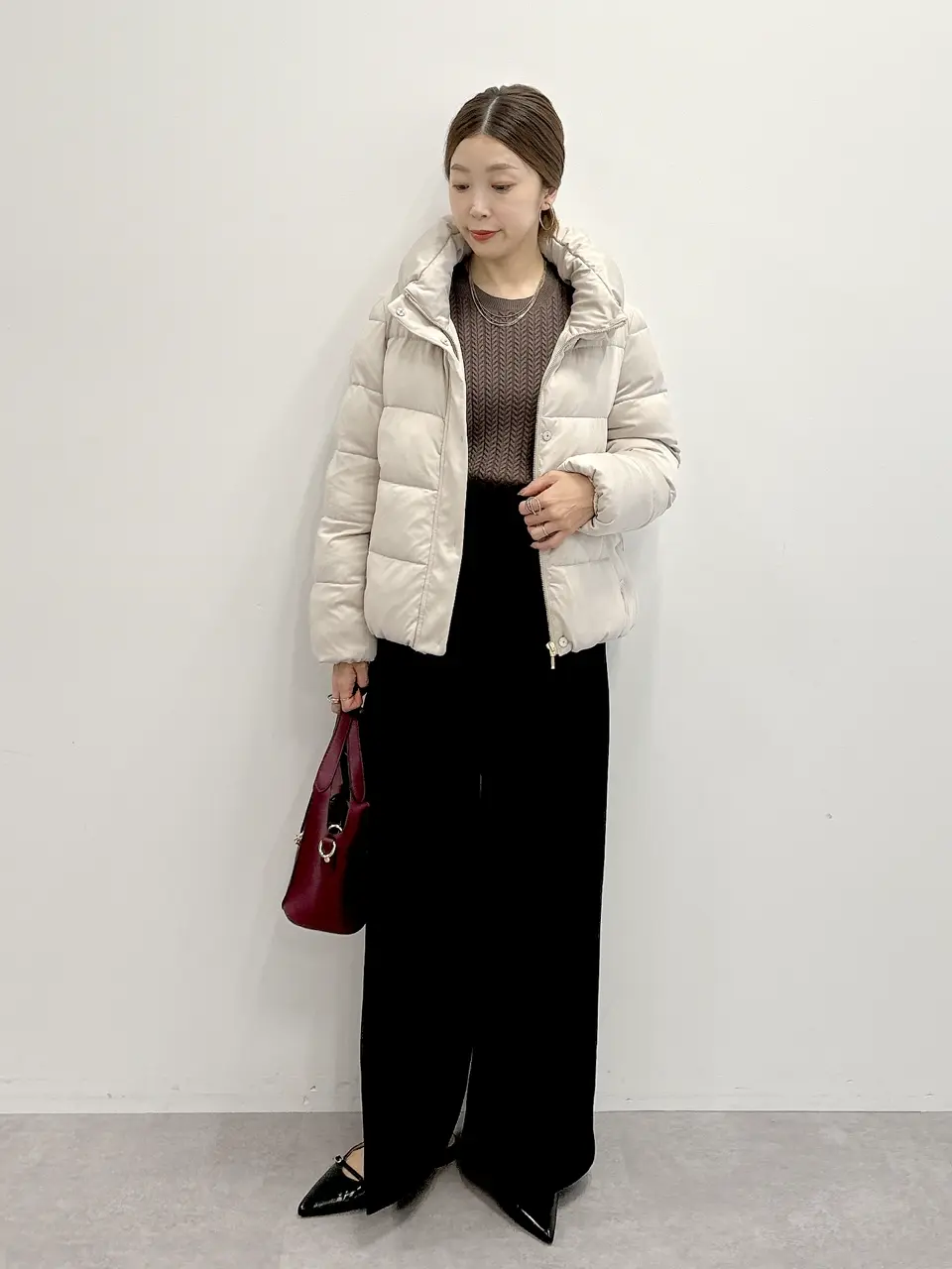 イェッカヴェッカ 2wayケーブルデザインニット YECCA VECCA - イェッカヴェッカ 2wayケーブルデザインニットの通販 by