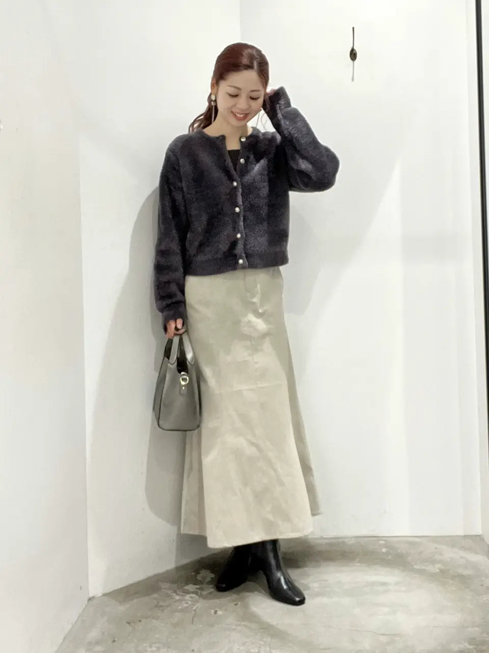 金釦ジャケットライクニットカーディガン/YECCA VECCA（イェッカ