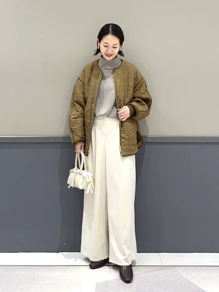 裾ラメMIXラウンドヘムニット/YECCA VECCA（イェッカ ヴェッカ）の