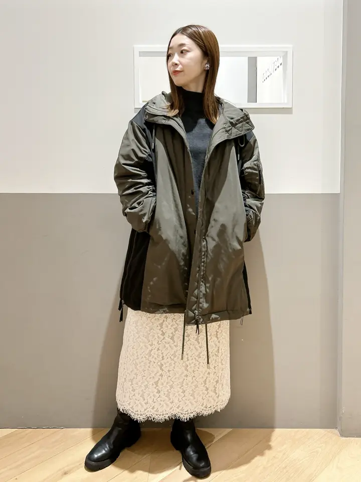 パディングフーディーコート/YECCA VECCA（イェッカ ヴェッカ）の中綿