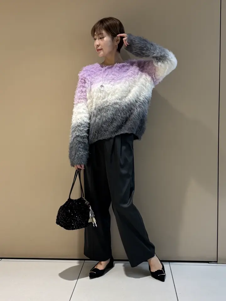 yuukaウールリラックスパンツ こ綺麗でこなれたウールライクパンツ - ベルーナ【公式】