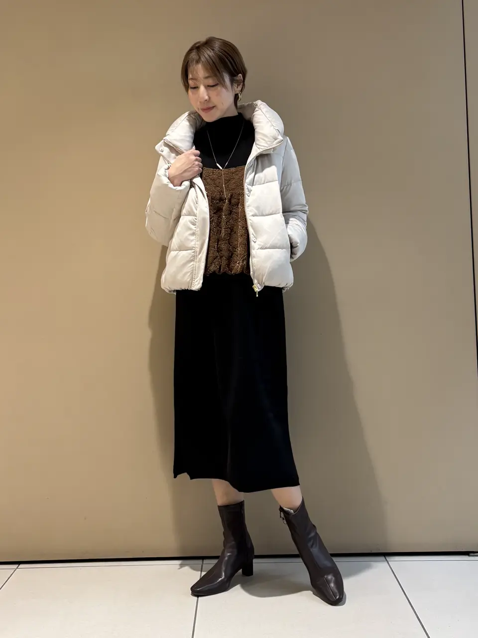 2点SET】バルーンキャミ付きニットワンピース/YECCA VECCA（イェッカ