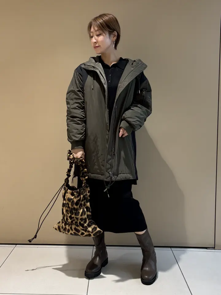 docksディウカ　コート パディングフーディーコート/YECCA VECCA（イェッカ ヴェッカ）の中綿