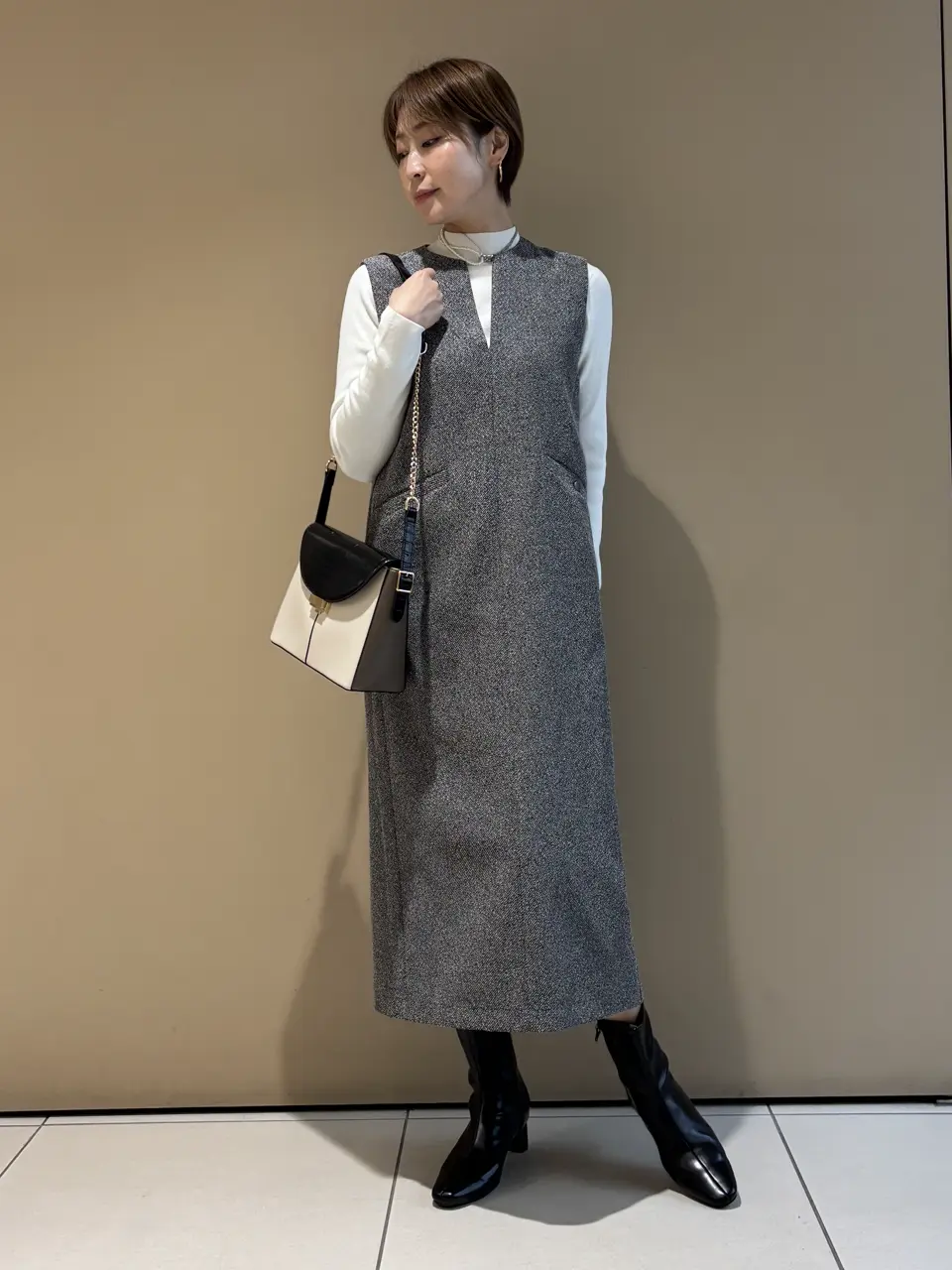 キーネックジャンスカ/YECCA VECCA（イェッカ ヴェッカ）のジャンパー