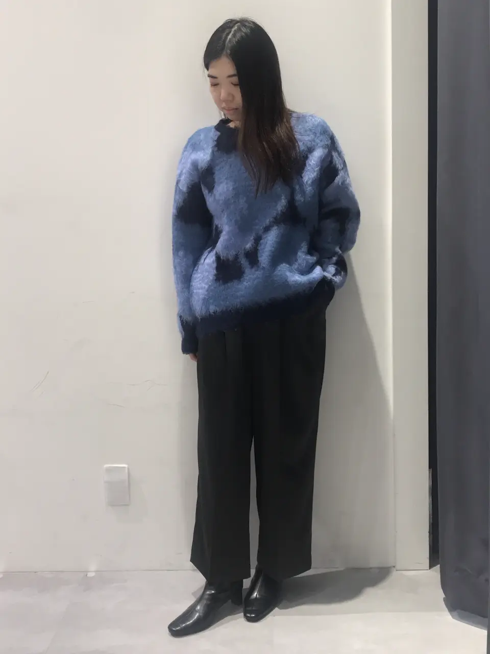 フラワー柄シャギーニット/YECCA VECCA（イェッカ ヴェッカ）のニット