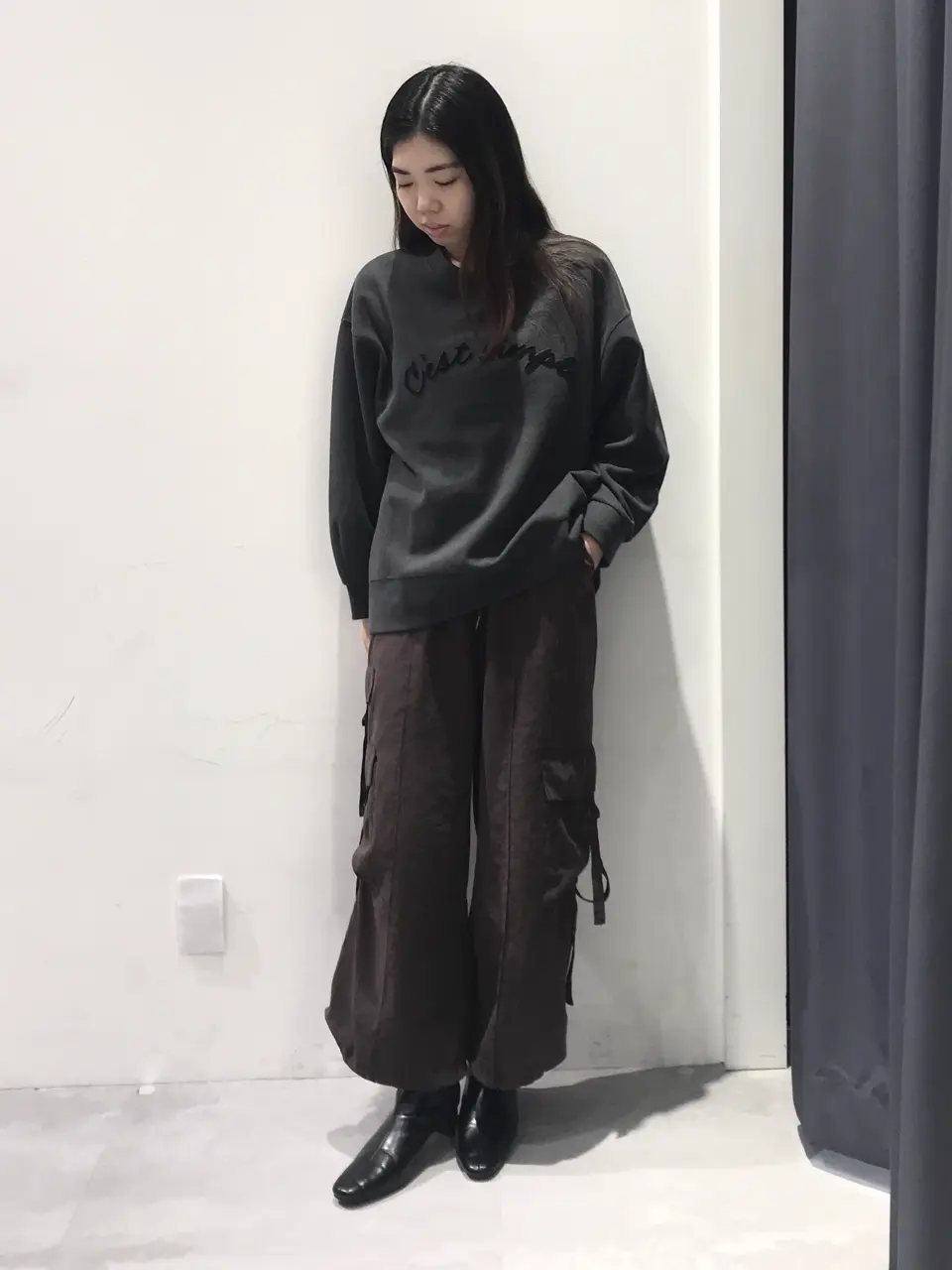 起毛ロゴプルオーバー/YECCA VECCA（イェッカ ヴェッカ）のスウェット