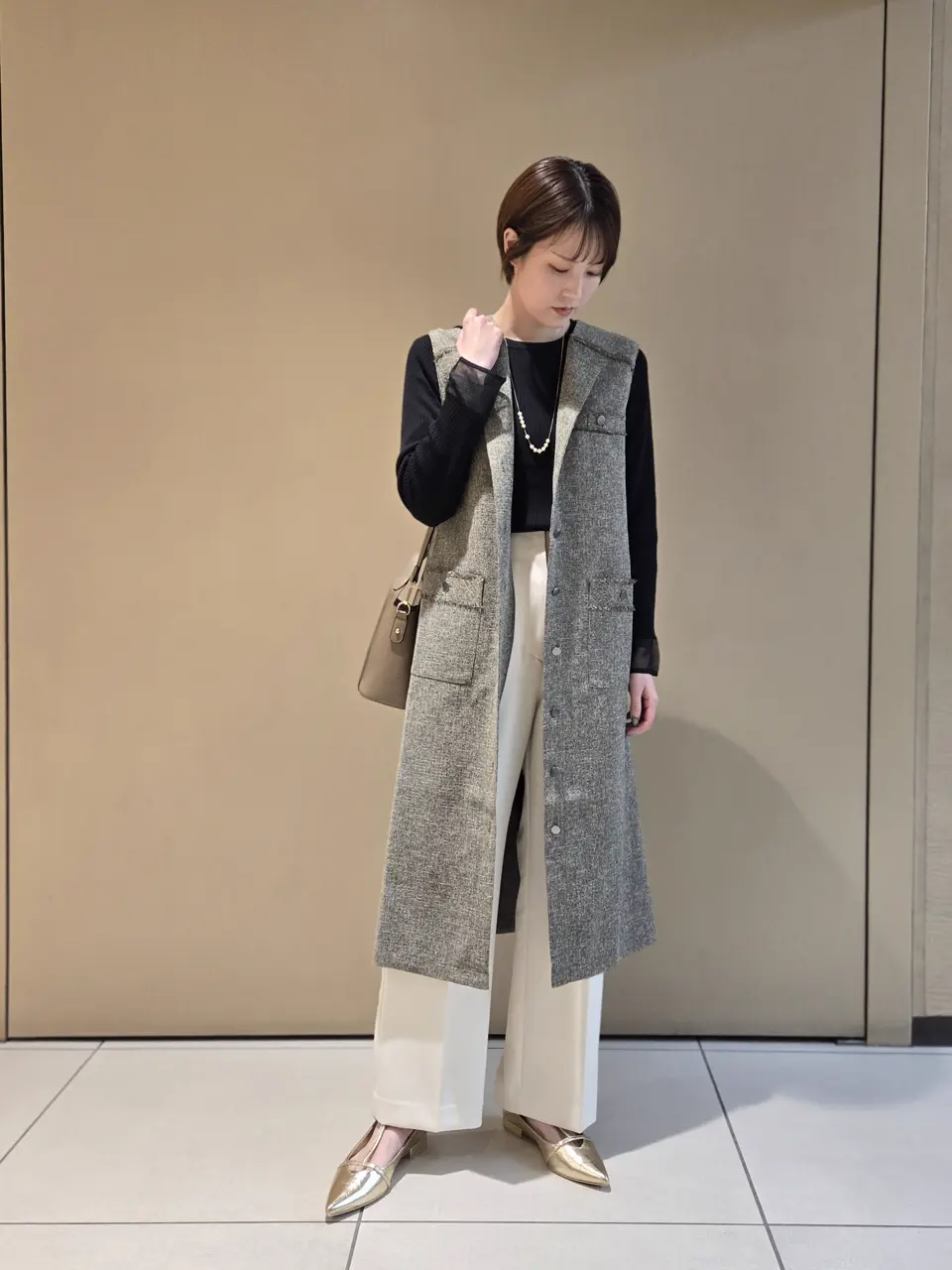 ツイードジレジャンスカ/YECCA VECCA（イェッカ ヴェッカ）の