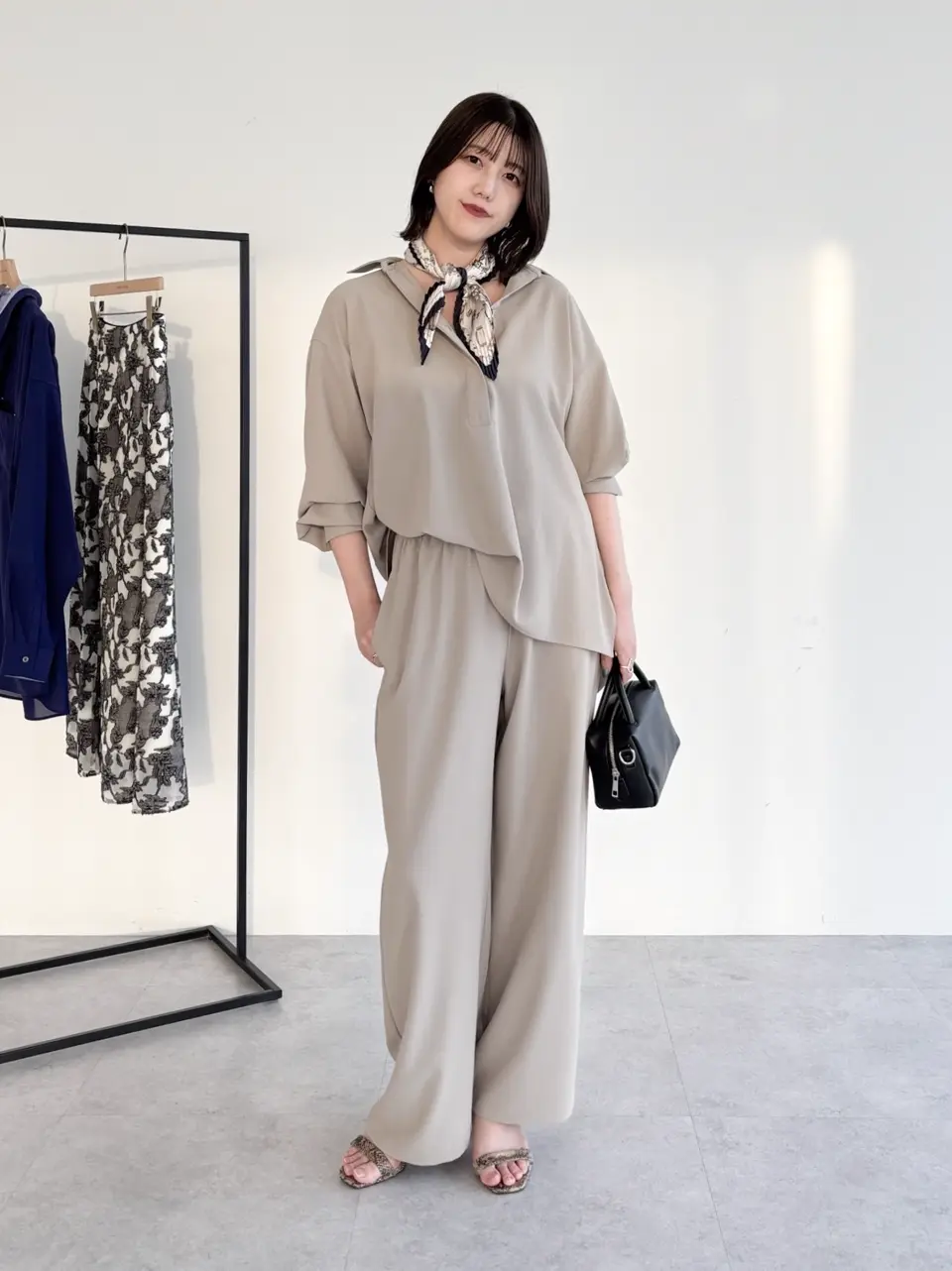 ≪USED≫【2SET】スキッパーデザインセットアップ/YECCA VECCA