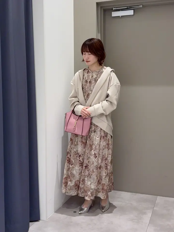 ぼかしフラワー柄ワンピース/YECCA VECCA（イェッカ ヴェッカ）の