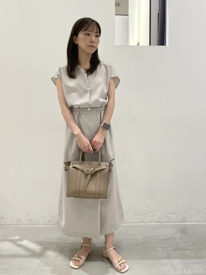 リネンライクスキッパーワンピース/YECCA VECCA（イェッカ ヴェッカ