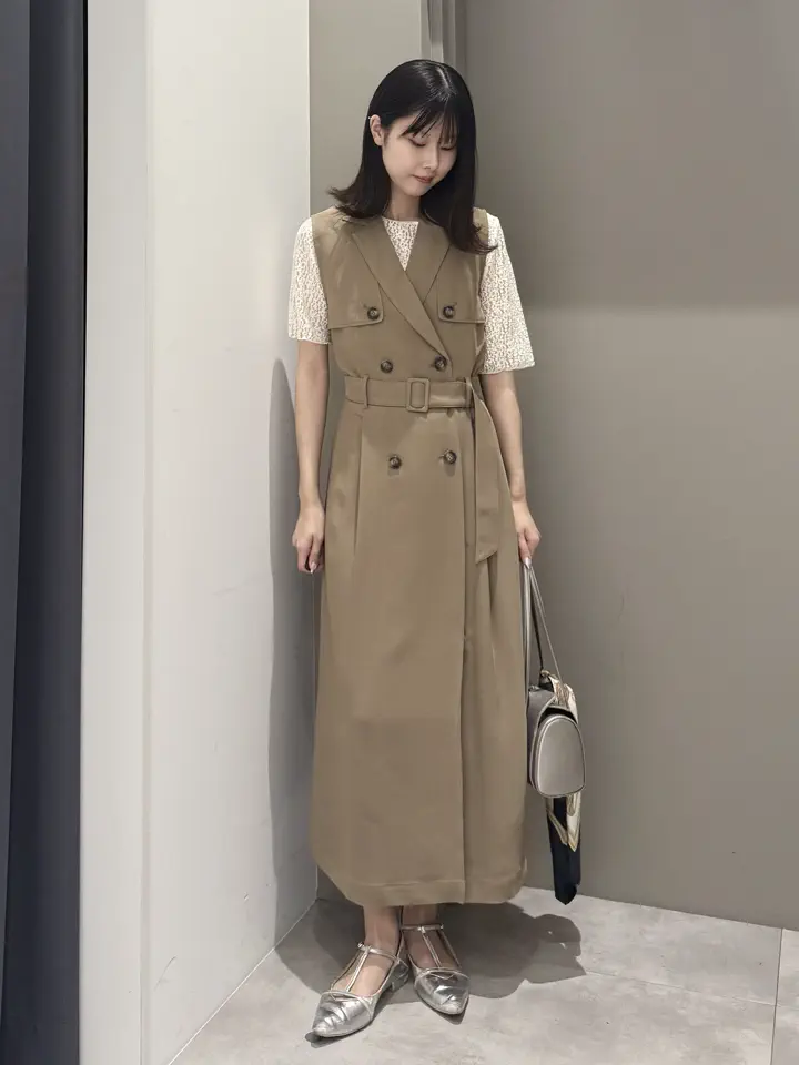 UVカット】トレンチジレワンピース/YECCA VECCA（イェッカ ヴェッカ