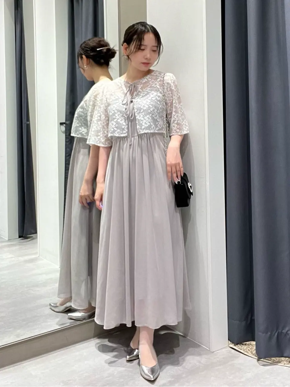 2点SET】レース×キャミドレス/YECCA VECCA（イェッカ ヴェッカ）の