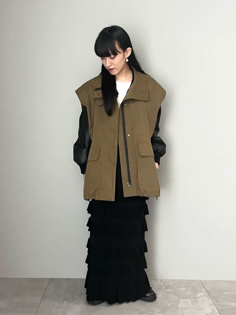 新品 Editt by YECCA VECCA 3WAYアウター ジレ ブルゾン 3way SET アウター/YECCA VECCA（イェッカ ヴェッカ）のその他ブルゾン