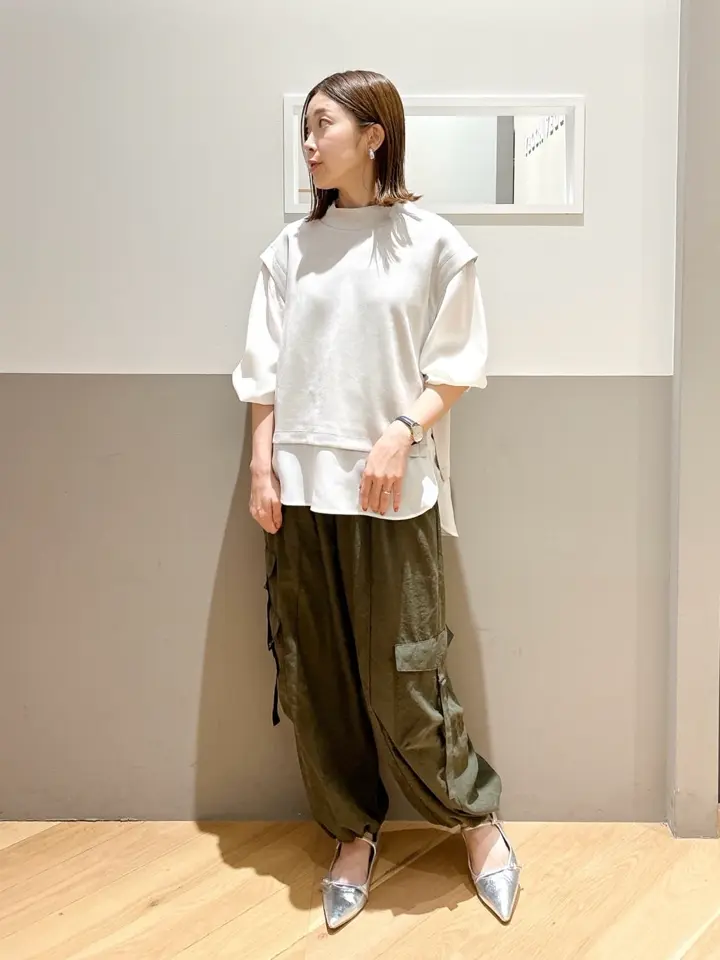 スエード調レイヤードデザインプルオーバー/YECCA VECCA（イェッカ