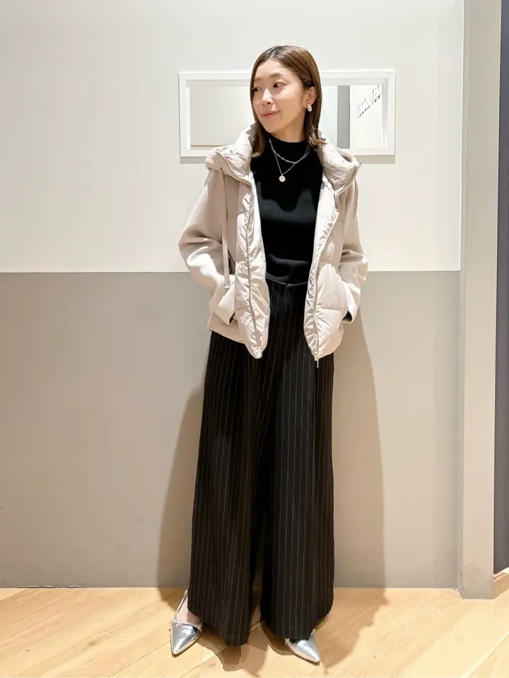 中綿×カットボンディングZIPフーディー/YECCA VECCA（イェッカ