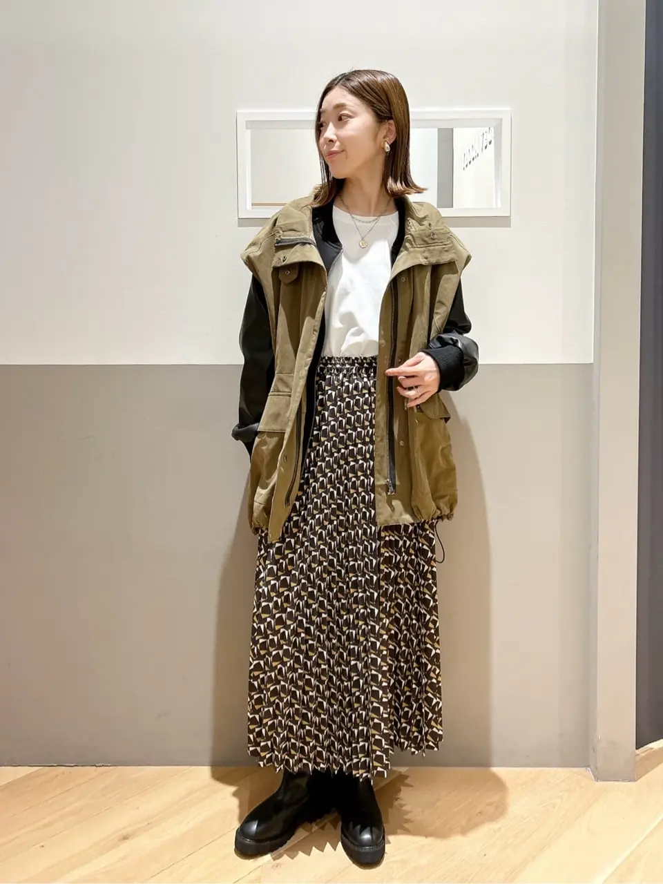 新品 Editt by YECCA VECCA 3WAYアウター ジレ ブルゾン 3way SET アウター/YECCA VECCA（イェッカ ヴェッカ）のその他ブルゾン