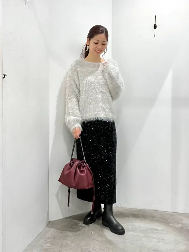 CLASSY.掲載】2wayチェーンギャザーバッグ/YECCA VECCA（イェッカ