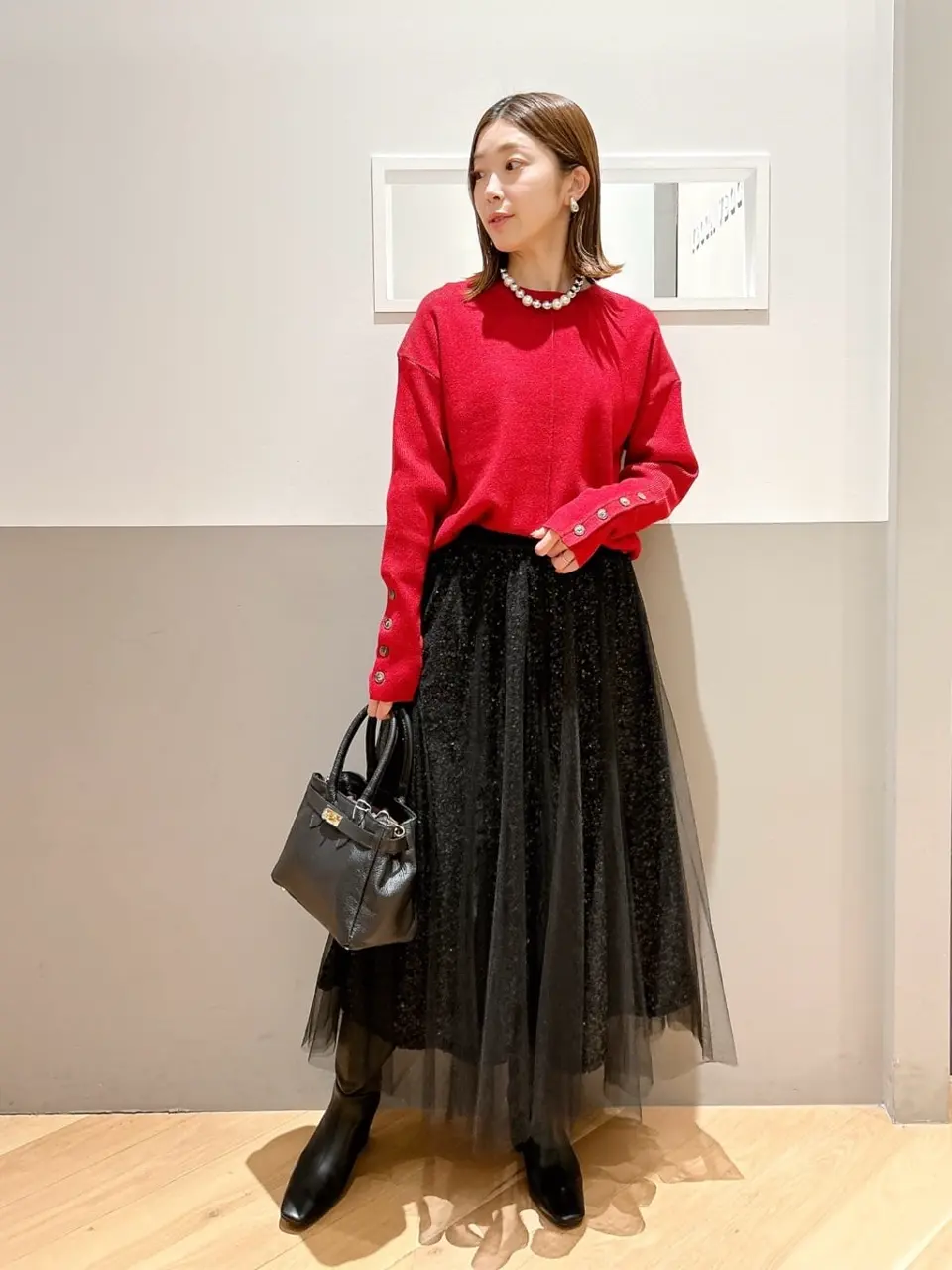 スパンコール×チュールスカート/YECCA VECCA（イェッカ ヴェッカ）の