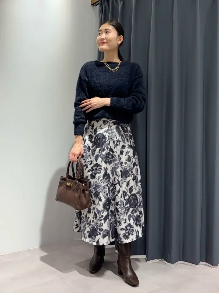 ラメMIXフェザーニット/YECCA VECCA（イェッカ ヴェッカ）のニット