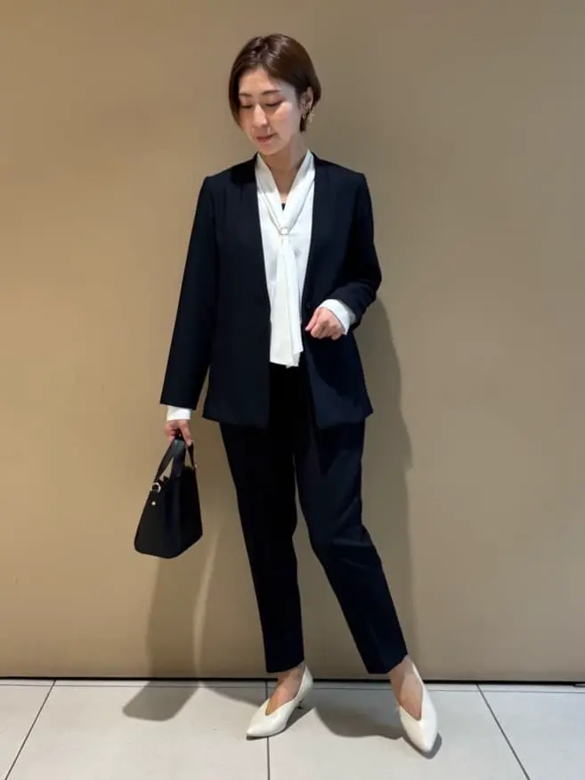 ストレッチノーカラージャケット/YECCA VECCA（イェッカ ヴェッカ）の