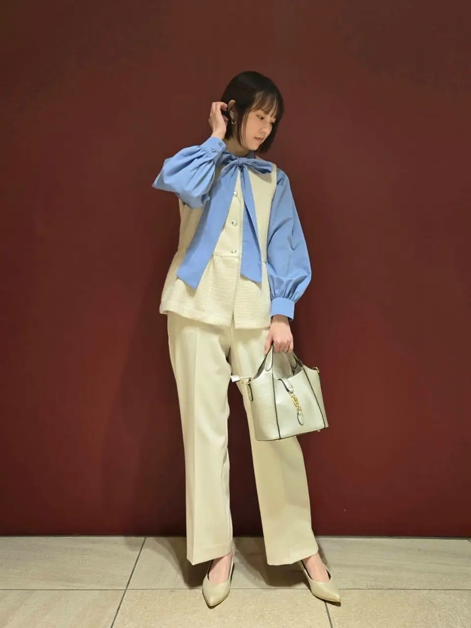 lohen ローヘン サイドベルテッドハイウエストパンツ LOHEN ローヘン サイドベルテッドハイウエストパンツ 2024SS予約販売